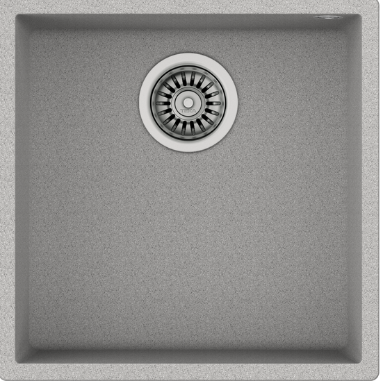 Teka Square 40.40 TG Tezgah Altı Stone Grey Granit Eviye