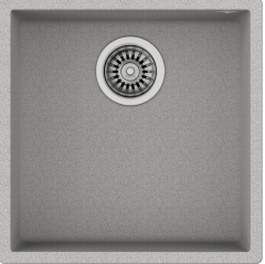 Teka Square 40.40 TG Tezgah Altı Stone Grey Granit Eviye